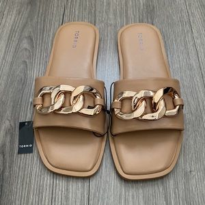 TORRID Taupe Chain Sandal
